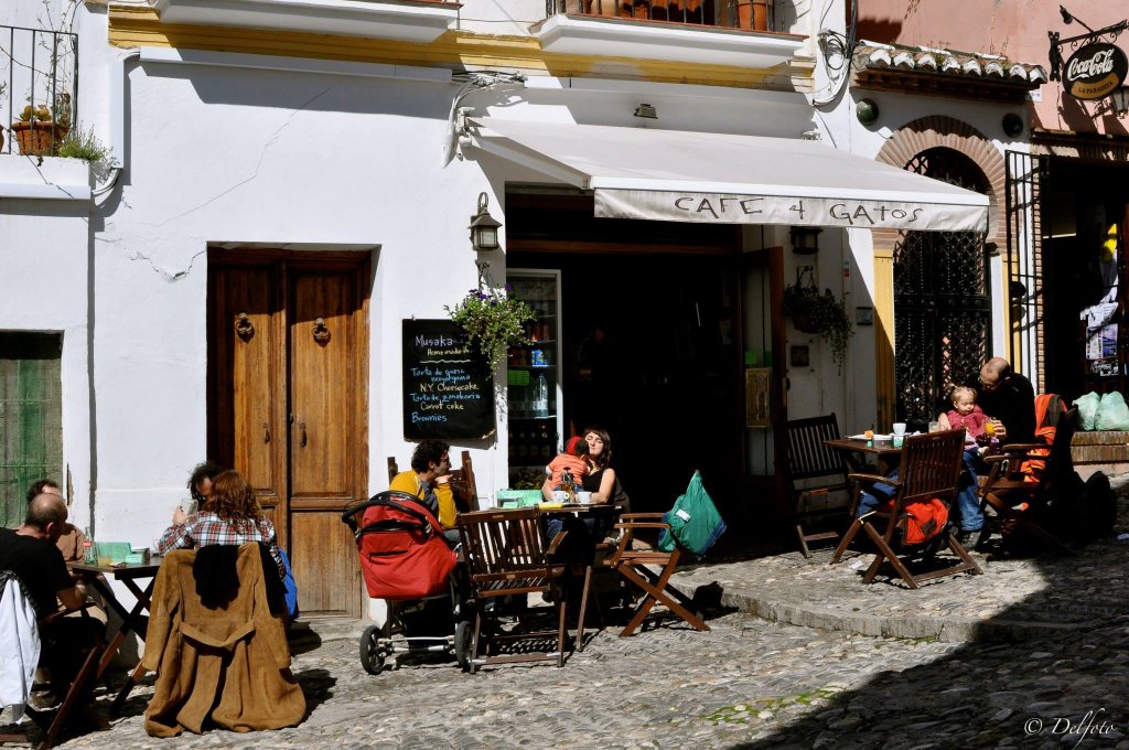 2 days in Granada cafe gato