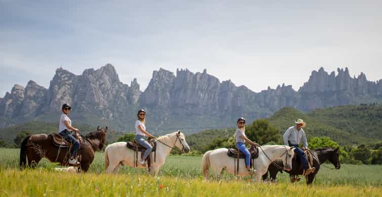 From Barcelona: Half-Day Montserrat & Horse Riding Tour