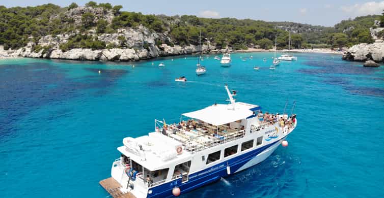 Menorca: Natural Coves and Beaches Boat Trip & Paella Lunch