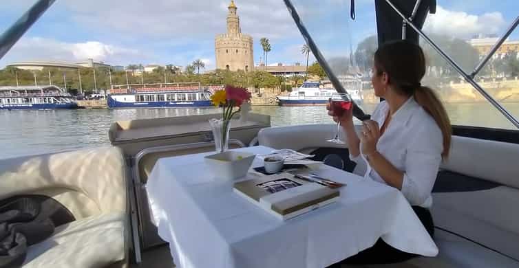 Seville: Exclusive River Boat Tour with Tapas