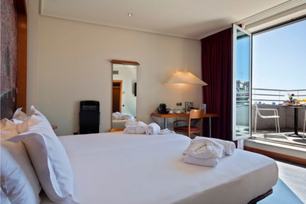 Abba Sants hotel room with balcony