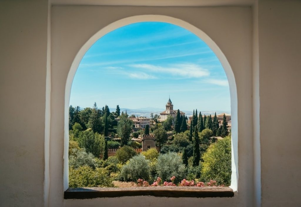 Palace of Alhambra in Granada Spain