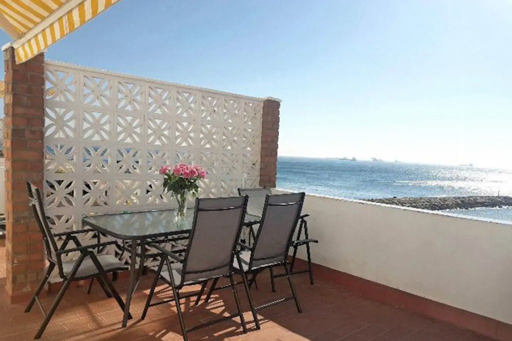 Coastal apartment patio