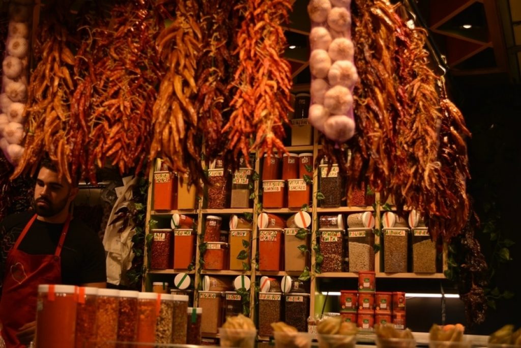 Spices at Barcelona market