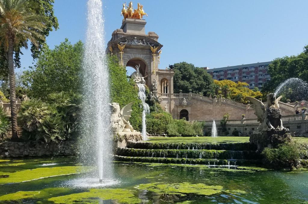 Gaudi Fountain, Barcelona in Citadel park