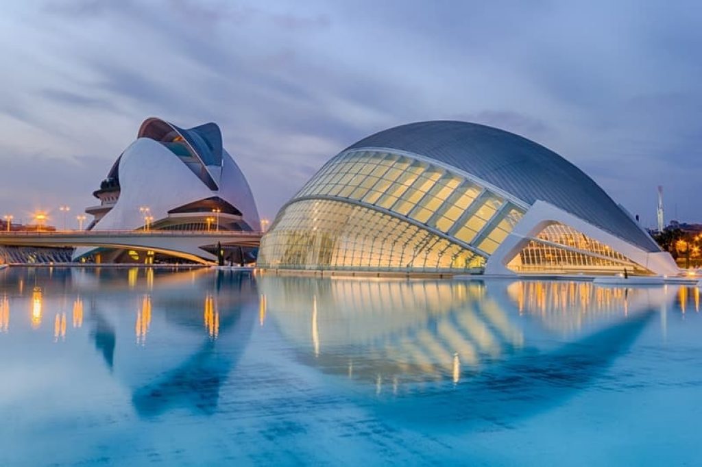 city of arts and sciences in Valencia