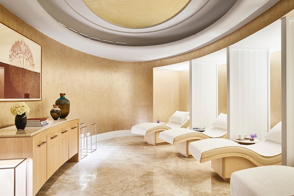 Spa chairs in Four Seasons Hotel Madrid