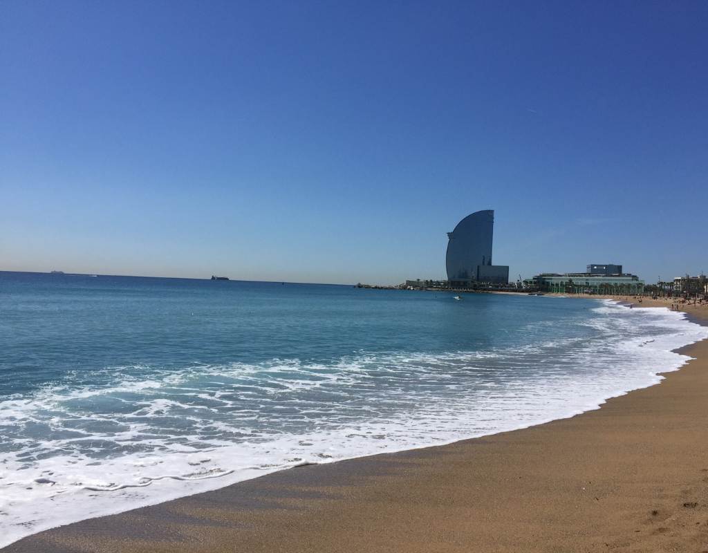 Hotel W in Barcelona.