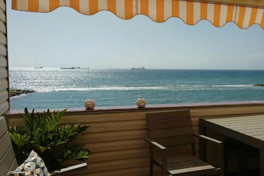 Ocean view from Airbnb