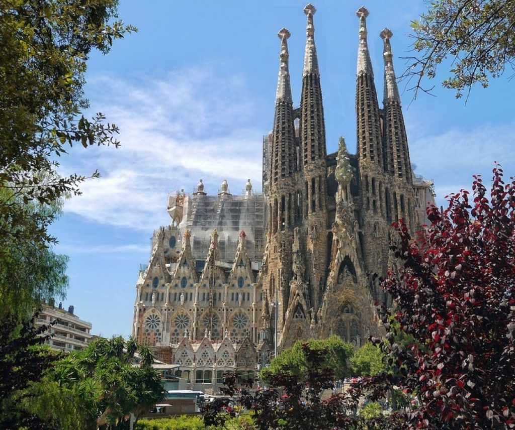 la sagrada familia in Barcelona