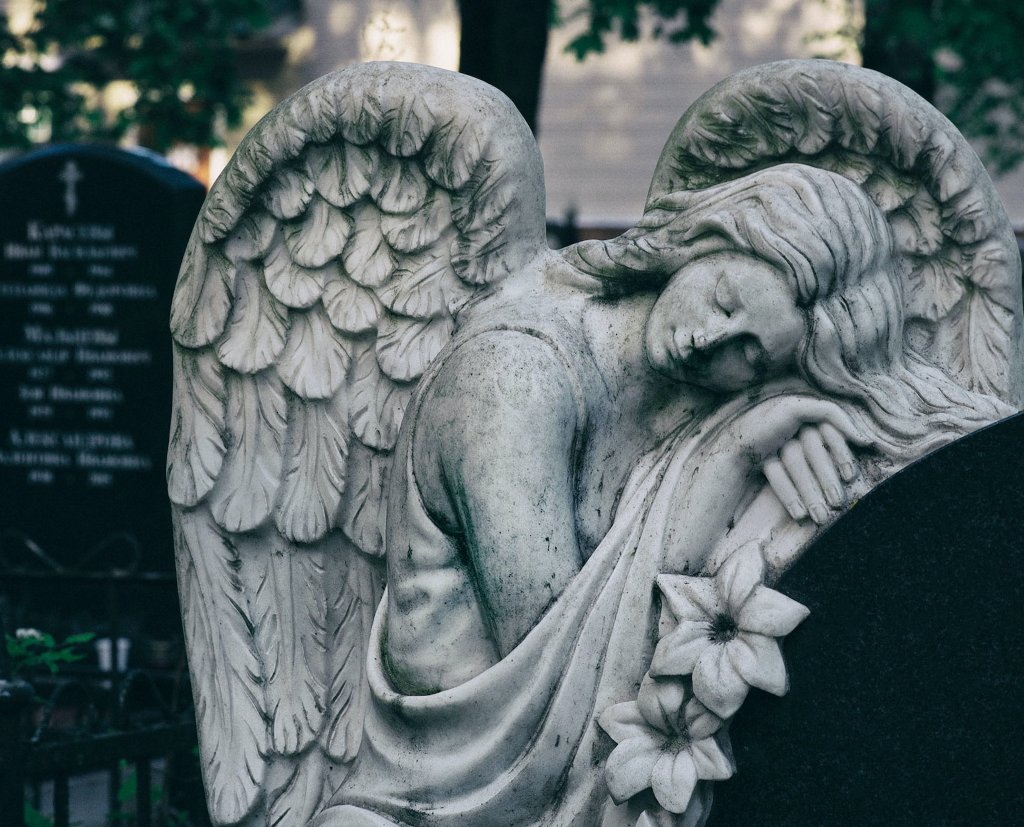 Malaga October in cemetary