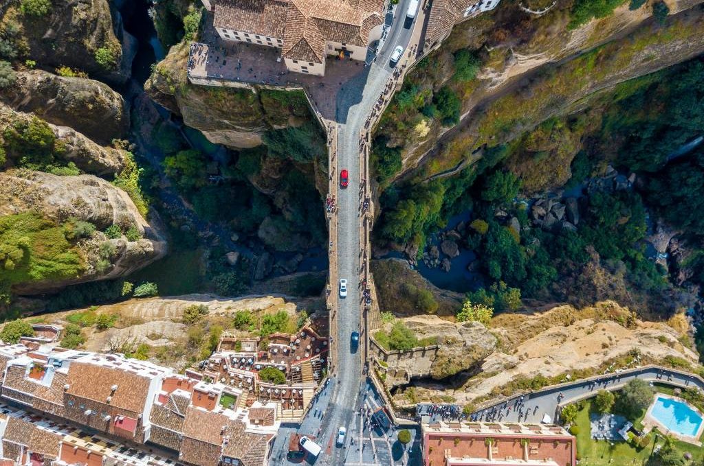 Malaga to Ronda road trip birds eye