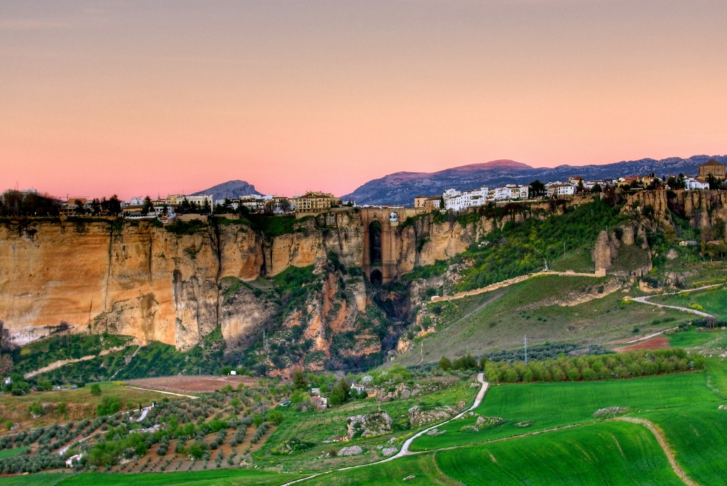 Malaga to Ronda road trip landscape
