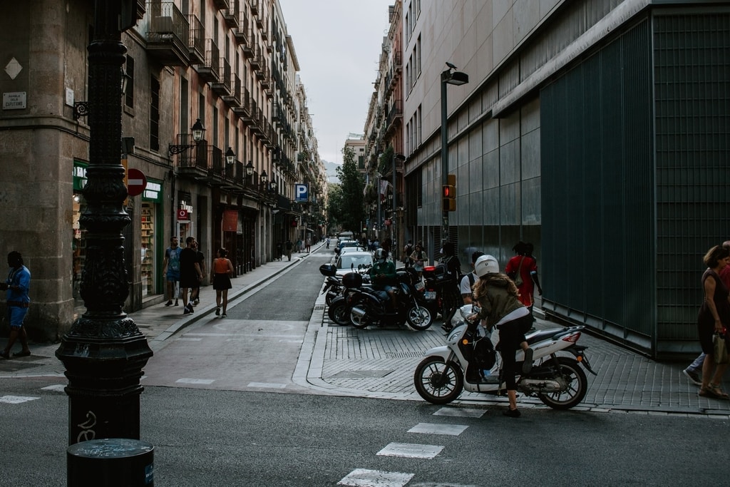 Motorcycle in Barcelona