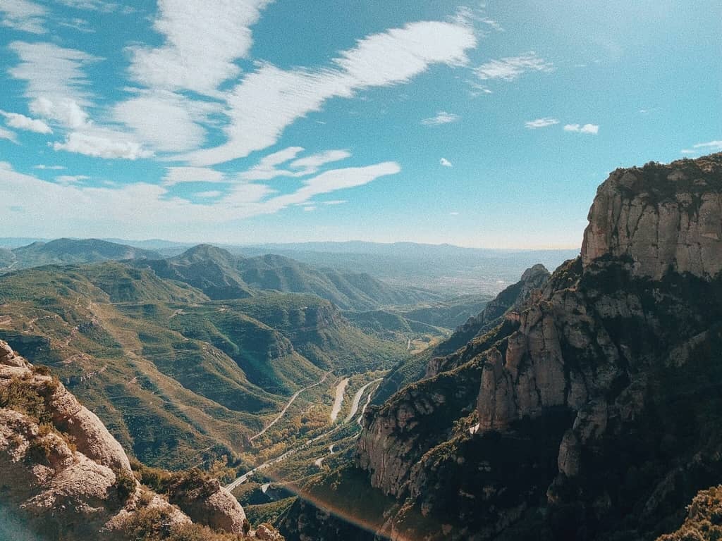 The view from Montserrat mountains