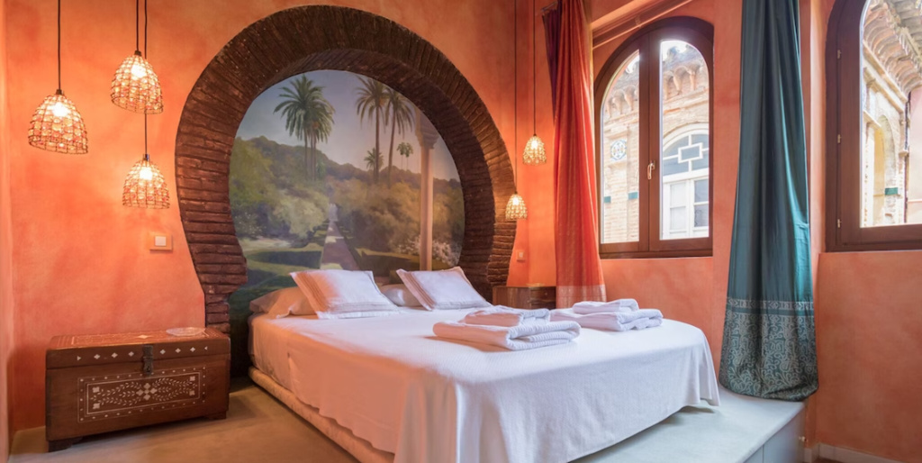 Oriental Apartment Main Bedroom