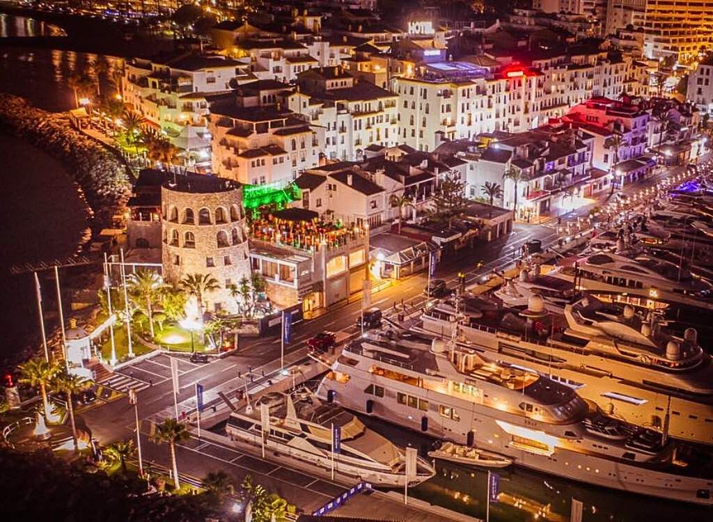 Image of Pangea nightlife spot in Marbella's Golden Mile.