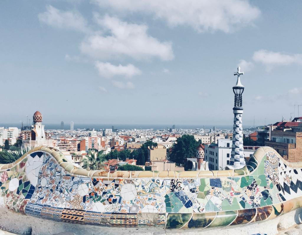 Park Guell in Barcelona.