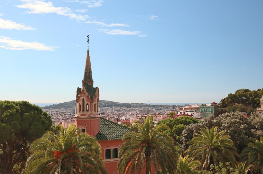 Spire in Park Guell, Barcelona