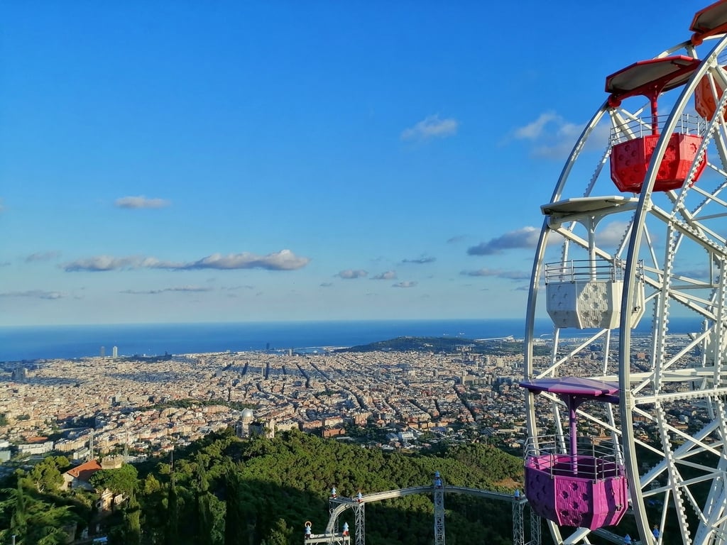 Ferris Wheel in Barcelona, Spain