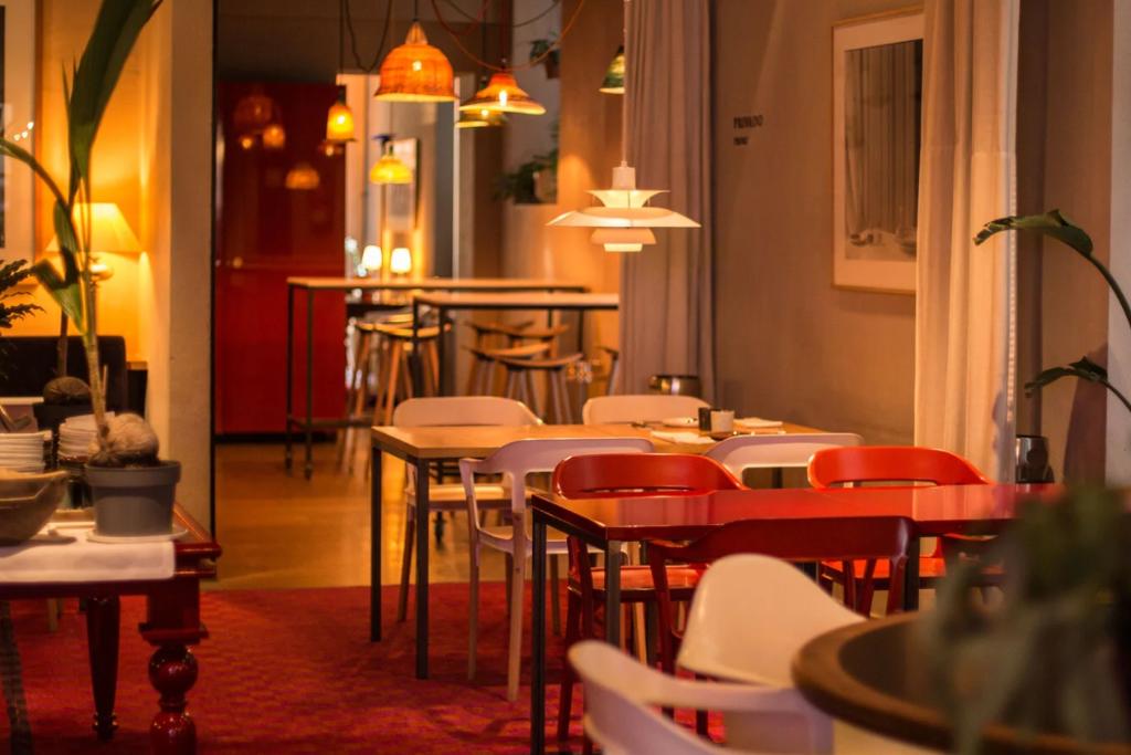 Restaurant inside of Hotel Neri