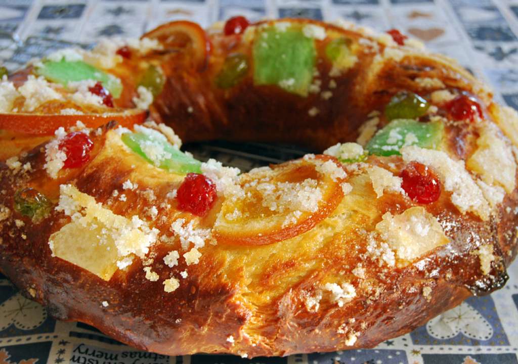 Roscon de Reyes Cake.
