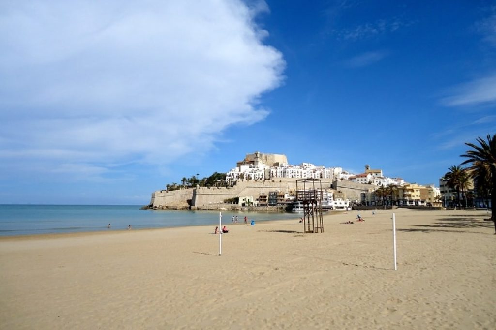 Volleyball on Beach in Valencia
