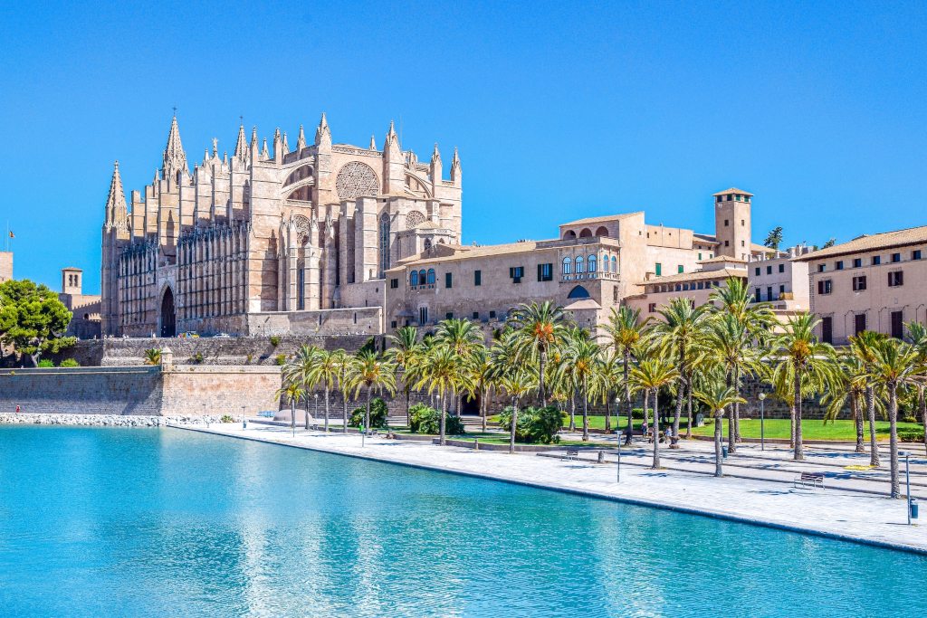Saint Maria Cathedral in Palma de Mallorca, Spain