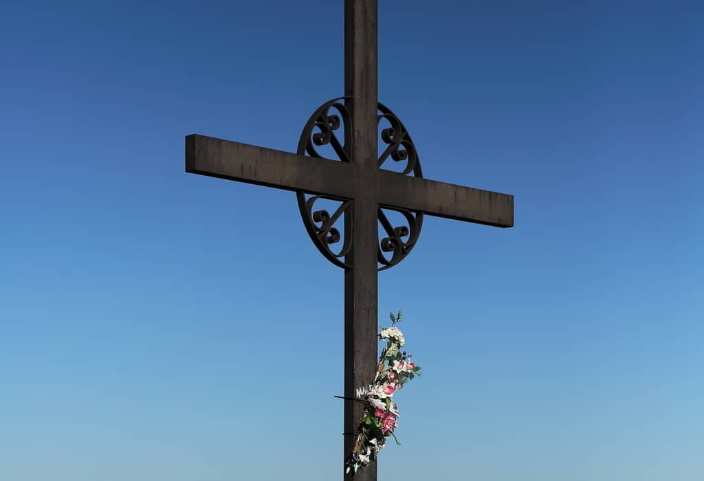 St Michael's cross on Montserrat