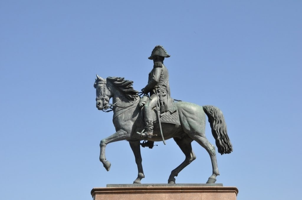 statue of general espartero logrono spain