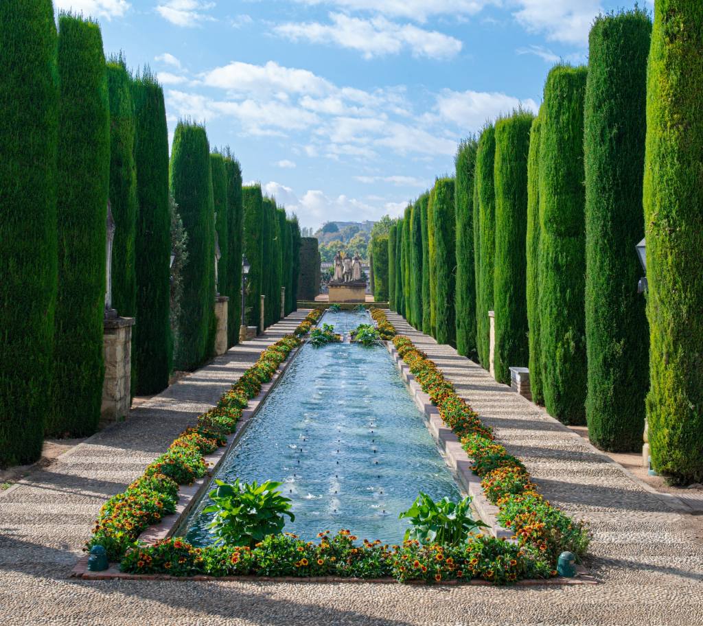 Pond in Cordoba, Spain's Alcazar de los Reyes Cristianos