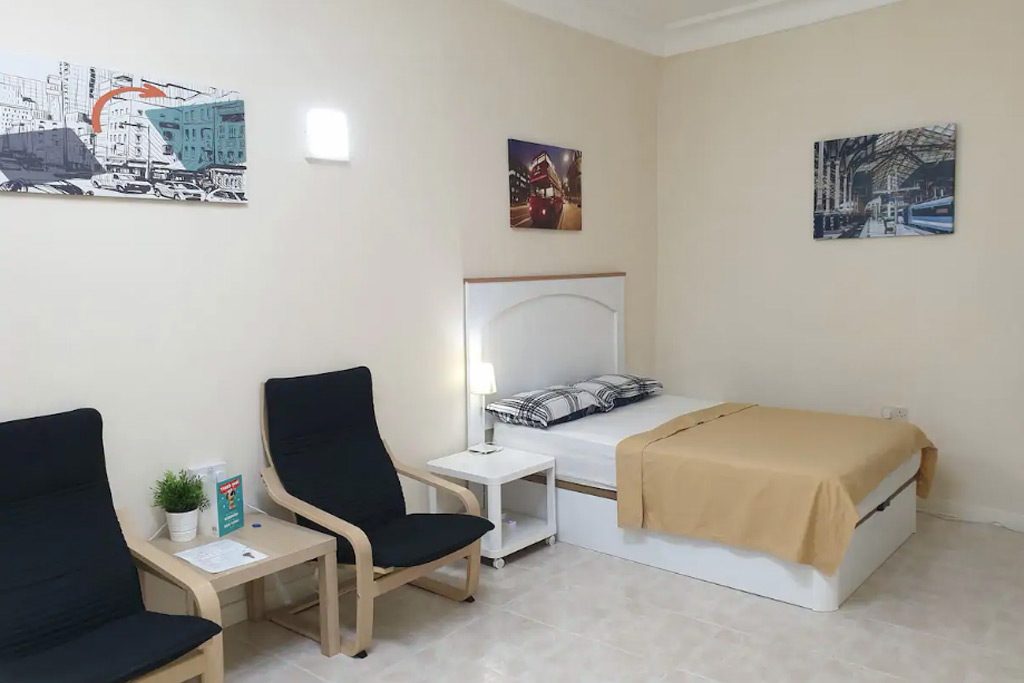 basic room on airbnb in Gibraltar