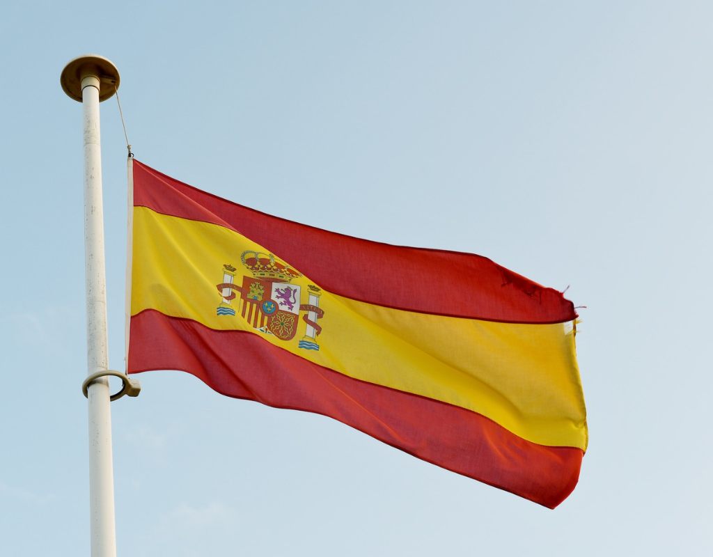 The Flag of Spain.