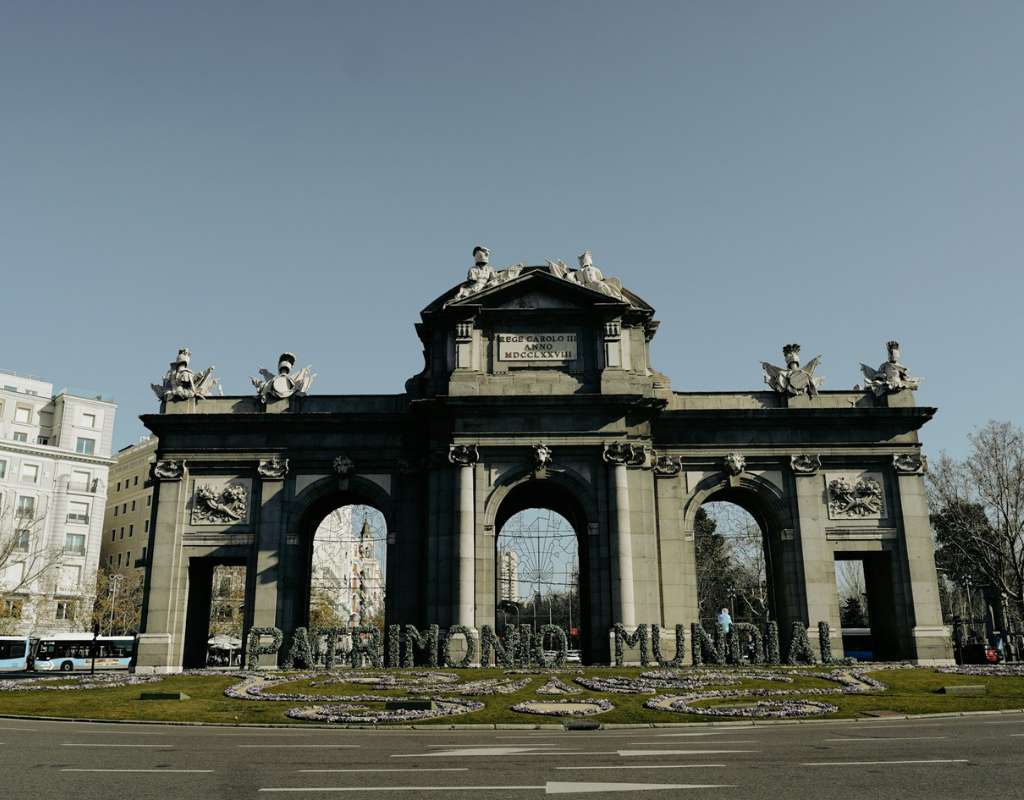 The Puerta De Alcala in Madrid.