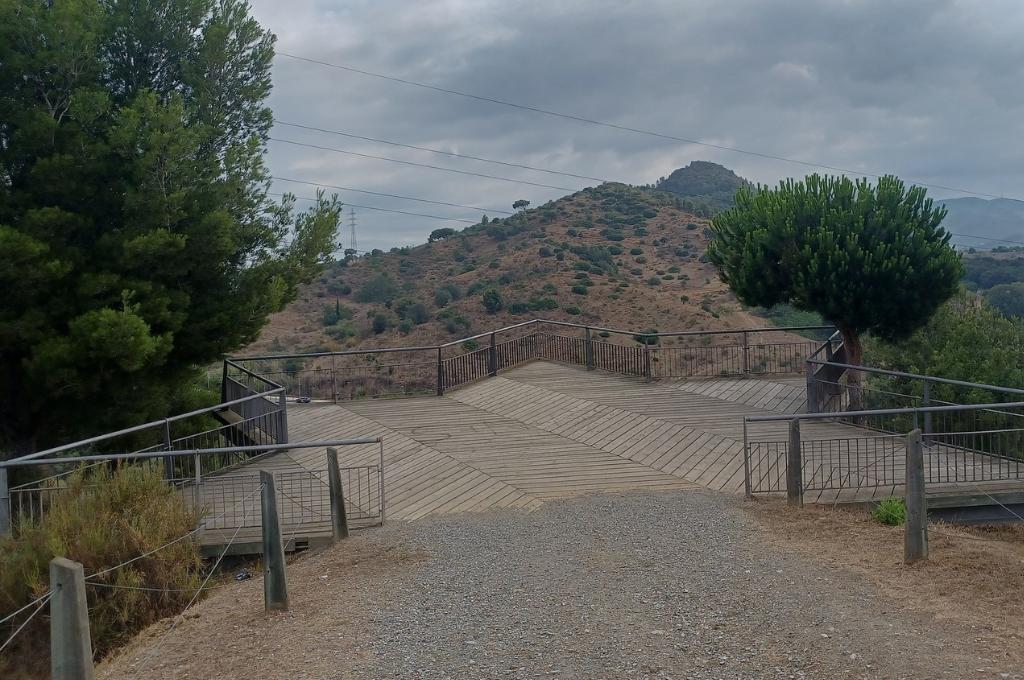 Viewpoint in Collserola park, Barcelona