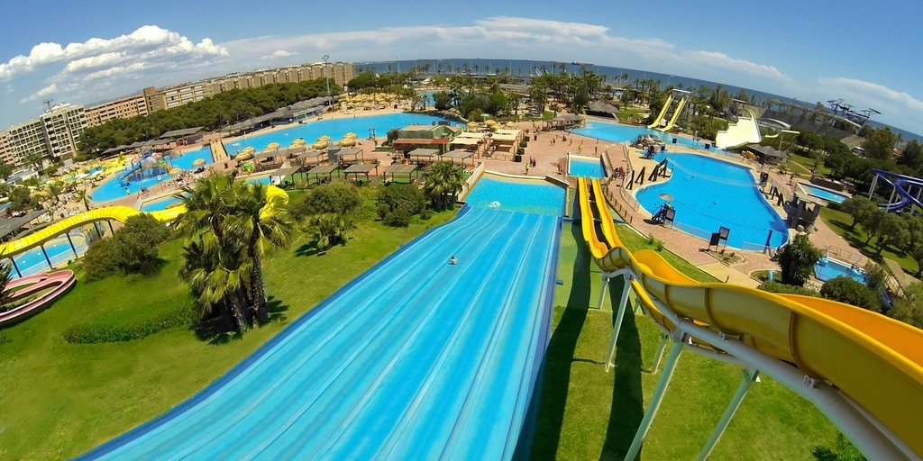 Long water slide
